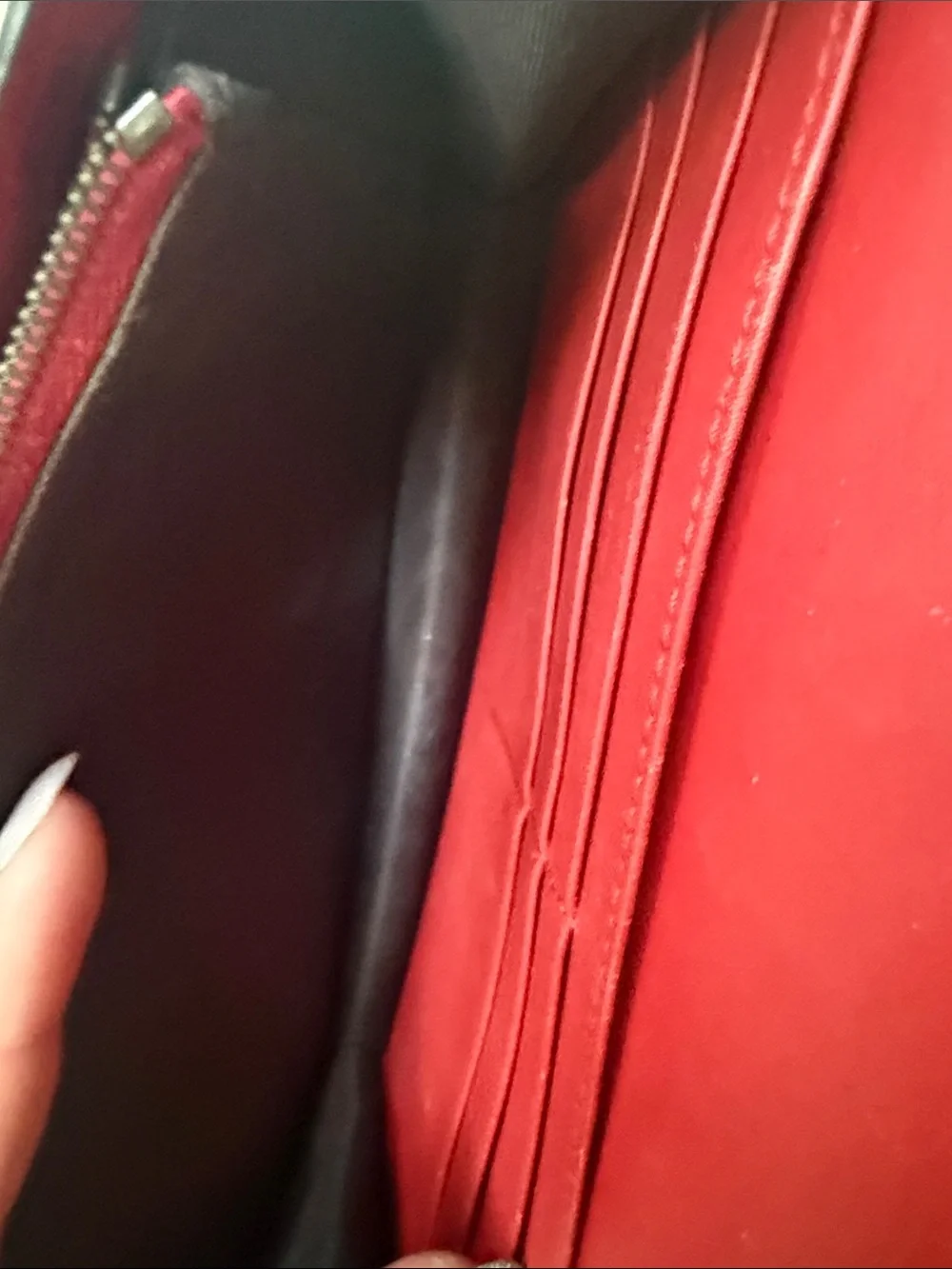 Gucci Cream Red Navy Queen Margaret Bee Flap Bag with Crossbody Chain
